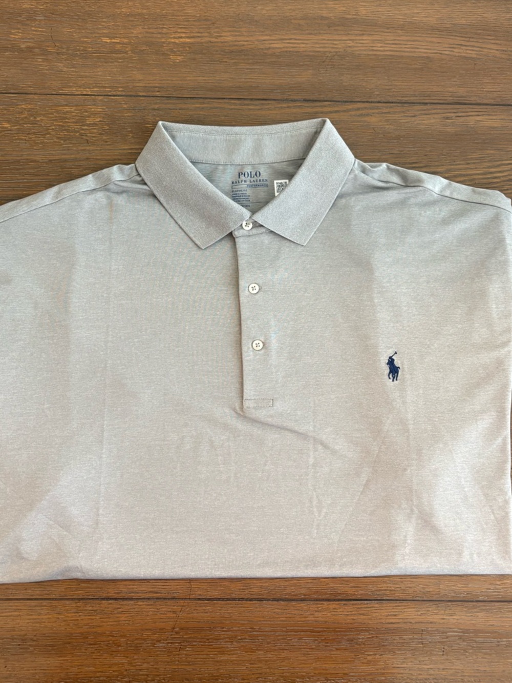 Polo by Ralph Lauren Light Gray Men's Short Sleeve Polo Size 3XB